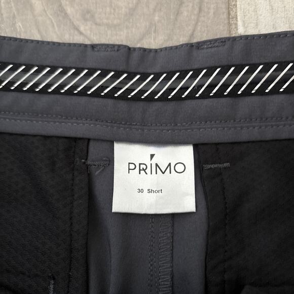 Primo Performance Jogger Pant Mens 30 Short Tapered Fit Gray Pants Zip Ankle - Picture 4 of 14